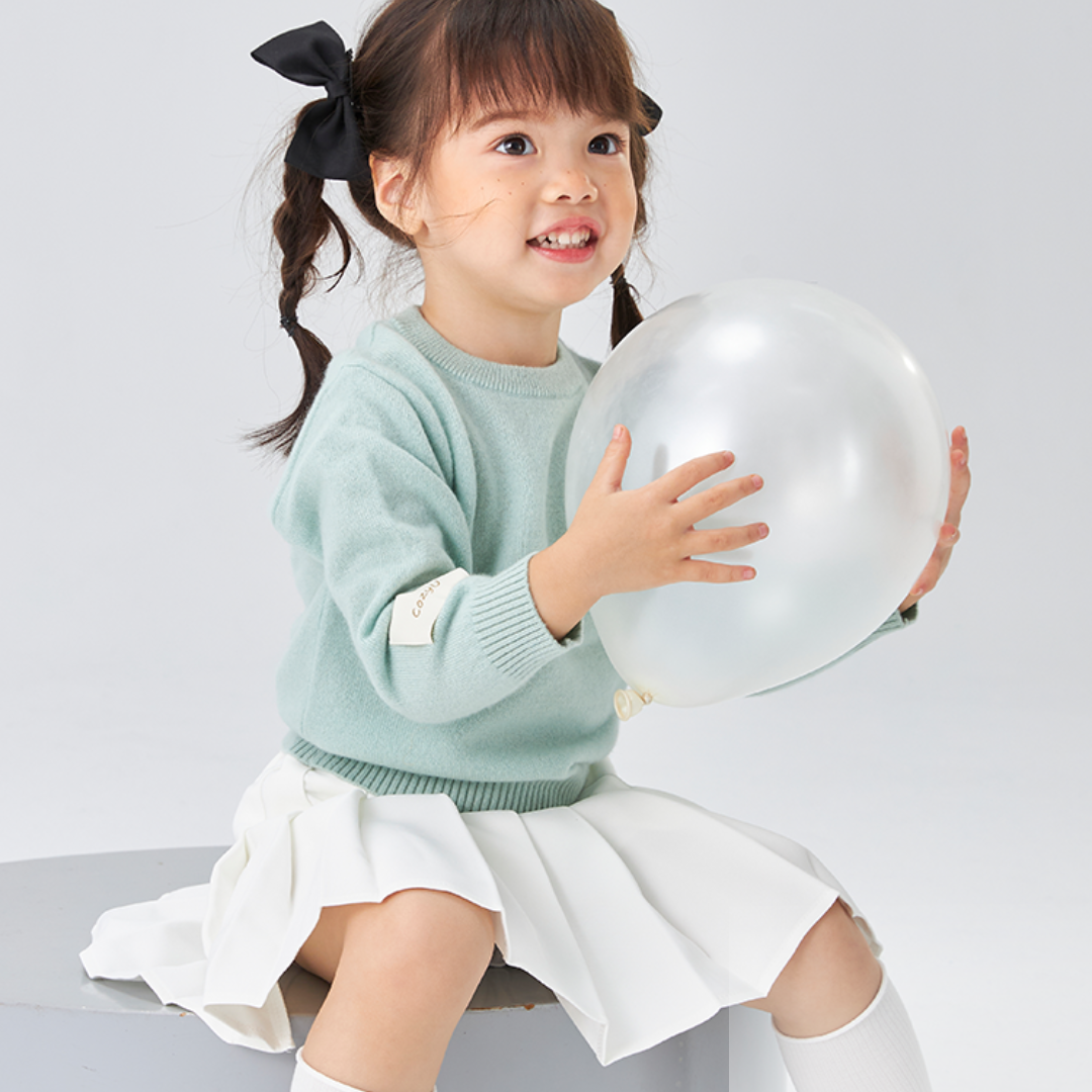 Essential Baby Cashmere Jumper | Mint Green