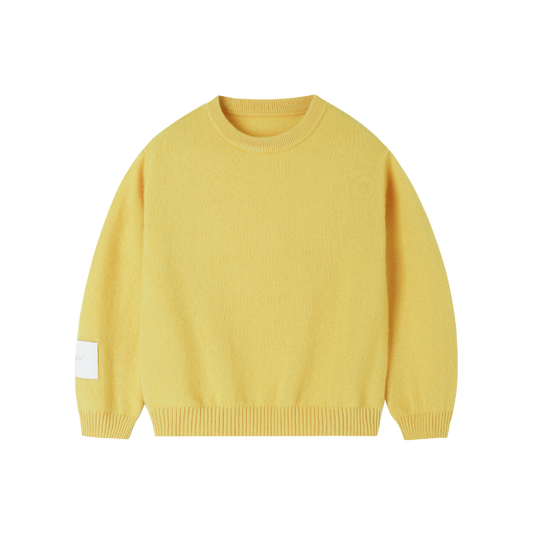 Essential Baby Cashmere Jumper | Sunbeam Yellow