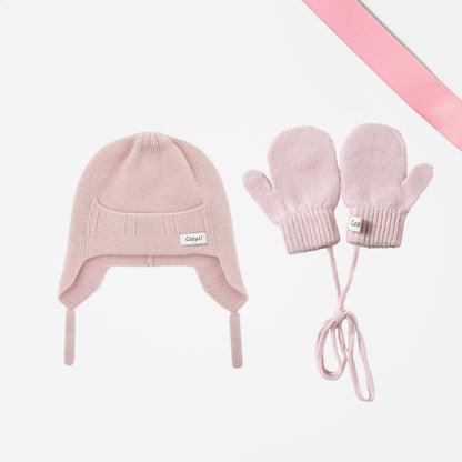 Gift Box | Pink Bonnet-Mittens Bundle