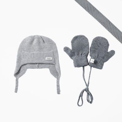 Gift Box | Grey Hat-Mittens Bundle