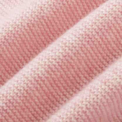 Merino V-Neck Knit Vest | Blossom Pink