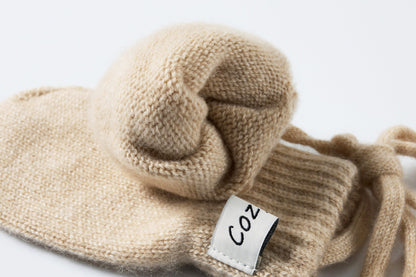 Gift Box | Almond Hat-Mittens-Scarf Bundle